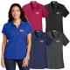Port Authority® Ladies Pinpoint Mesh Zip Polo *BACKORDERED*